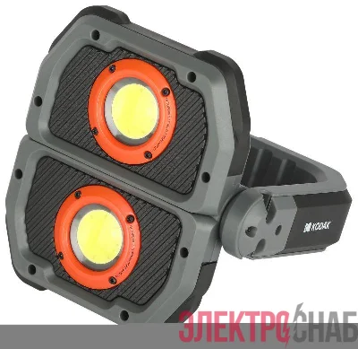 Фонарь-прожектор аккумуляторный рабочий RA-1001 25Вт LED+COB Li-ION 3.7В 4000мА/ч многофункциональный Powerbank IP44 KODAK Б0061029
