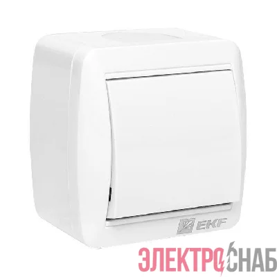 Выключатель ОП Владивосток кнопочный 10А IP54 сер. PROxima EKF EQR16-026-30-54