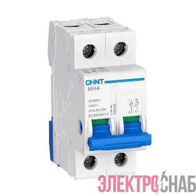 Выключатель нагрузки 2п 63А NH4 (R) CHINT 398041