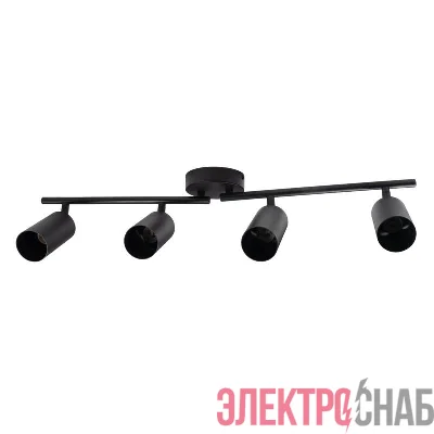 Светильник PCL-0504 4xGU10 IP20 230В BL настен./потолочн. декор. под лампу JazzWay 5066724