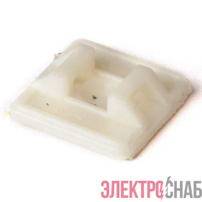 База монтажная самокл. 19х19 черн. (уп.100шт) DKC 254283M