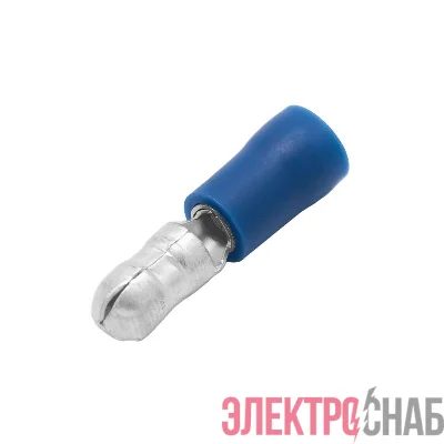 Наконечник цилинд. "вилка" 1.5-2.5кв.мм отв. d5 син. (уп.100шт) DKC 2B96P