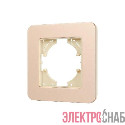 Рамка 1м FRM-AKIRY-SFAL-1-GD алюм. Arlight 049686