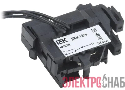 Контакт дополнительный ДКм-125е (ДКм-32) MASTER электрон. расцеп. IEK SVA11D-DK-1-02