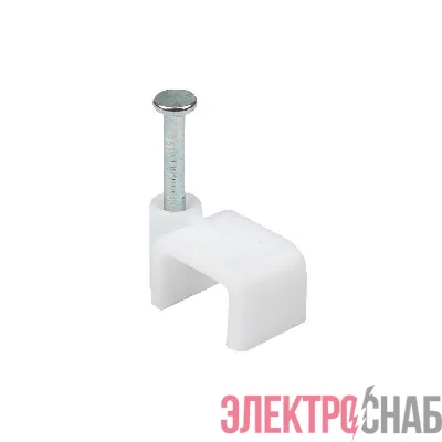 Скоба крепежная квадратная плоская 8мм (уп.50шт) EKF plcn-ss-8