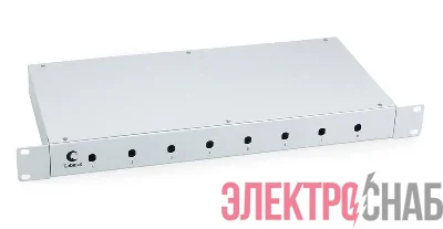 Кросс бокс оптический FO-19-8ST 19дюйм Cabeus 7034c