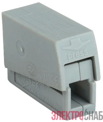 Клемма строительно-монтажная СМК 224-101 (уп.4шт) IEK UKZ50-101-004