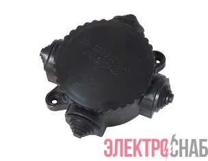 Коробка распределительная ОП 4-рожк. 65х44мм КЭМ1-10-4М (КОР-74 4 рожк. ) карбол 0300-00040