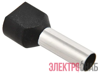 Наконечник НШВИ(2) 6.0-14 черн. (уп.100шт) IEK UTE10-D6-0-100