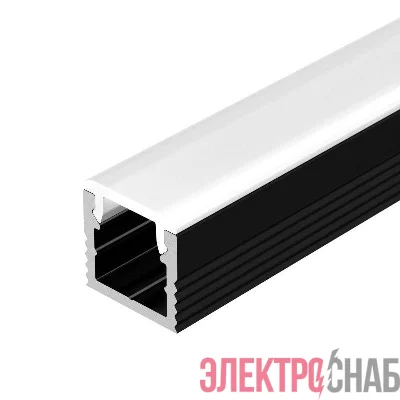 Профиль SL-MINI-10-2000 BLACK L2000 алюм. Arlight 049018