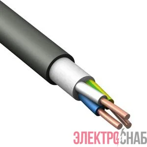 Кабель ППГнг(А)-HF 3х6 (N PE) 0.66кВ (м) Конкорд