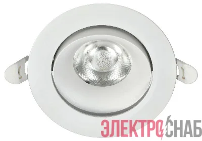 Светильник светодиодный ДВО 1813 9Вт 4000К IP20 поворотн. круг бел. IEK LTP-DSO0-1813-09-40-K01