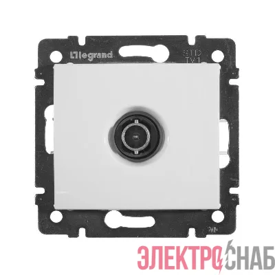 Механизм розетки TV СП Valena 1.5дБ бел. Leg 774429