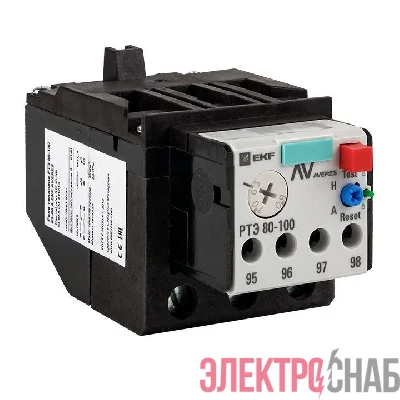 Реле тепловое РТЭ 80-100 50-63А AVERES EKF rel-80-100-50-63-av