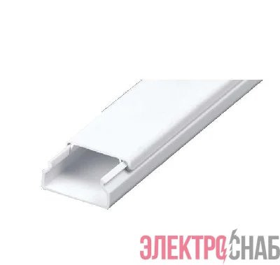 Кабель-канал 80х40 L2000 с двойн. замком пластик Урал Пак КК-19080040-024