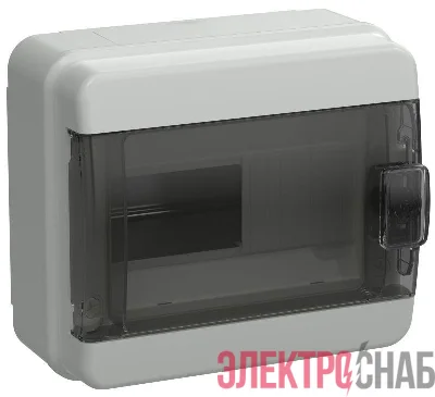 Корпус КМПн-8 TEKFOR IP65 черн. прозр. дверь пластик. IEK TF5-KP72-N-08-65-K03-K02