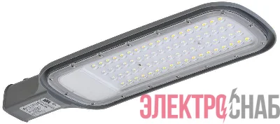 Светильник светодиодный ДКУ 1012-100Ш 5000К IP65 уличный консольный сер. IEK LDKU1-1012-100-5000-K03