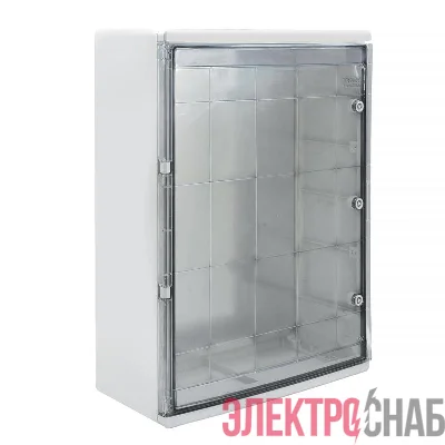 Корпус ударопрочный ЩМПп 800х600х260 IK10 IP65 прозр. дверь АБС пластик PRIZMA TOKOV ELECTRIC TKE-PZ-CPB10-IK10-IP65