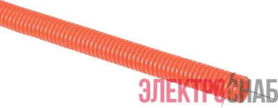 Труба гофрированная ПНД d16мм с протяжкой оранж. (уп.50м) IEK CTG20-16-K04-050