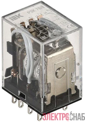 Реле РЭК 78-4 3А 24В DC IEK RRP20-4-03-024D