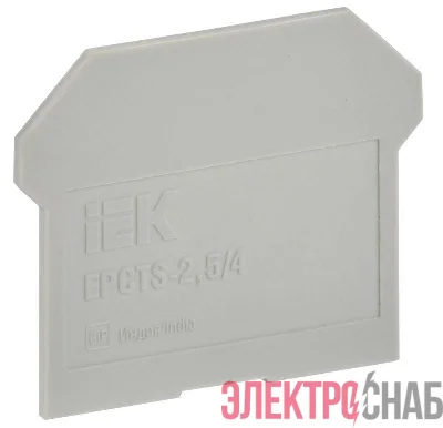 Заглушка ARMAFIX для CTS 2.5/4кв.мм сер. IEK YCT10-00-K03-002-ZGL