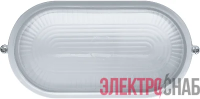 Светильник ЛОН 94 800 NBL-O1-60-E27/WH 1х60Вт E27 IP54 (аналог НПБ 1401 бел. овал 60Вт) Navigator 94800