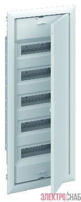UK660E3 Шкаф внутреннего монтажа на 60М с винтовыми N/PE, с дверью 2CPX077844R9999