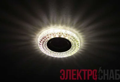 Светильник DK LD15 SL RGB/WH декор cо светодиодной подсветкой MR16 мультиколор ЭРА Б0028081
