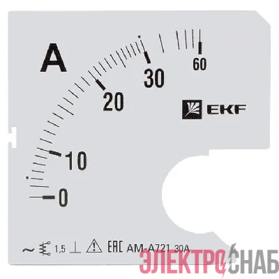 Шкала сменная для A721 30/5А-1.5 PROxima EKF s-a721-30