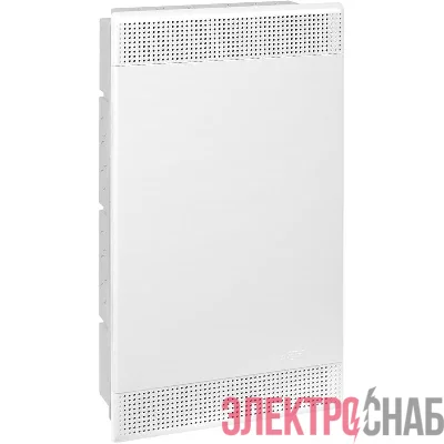 Щит встраиваемый 36мод. слаботочный мультимедийный с бел. дверцей с монтажн. платой в комплекте Ruvinil 68136Б-СЛ