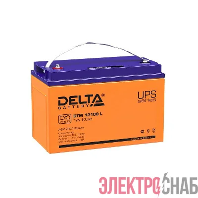 Аккумулятор UPS 12В 100А.ч Delta DTM 12100 L