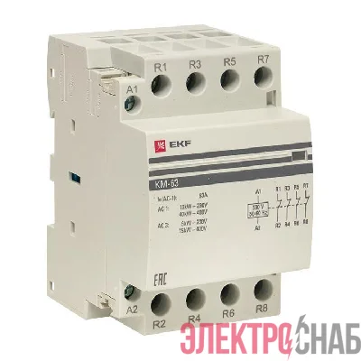Контактор модульный КМ 63А 4NC (3 мод.) PROxima EKF km-3-63-04