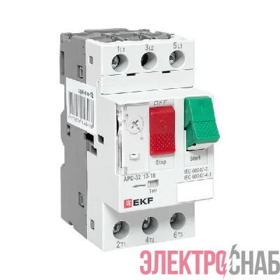 Выключатель автоматический для защиты двигателя АПД-32 13-18А EKF apd-me-18