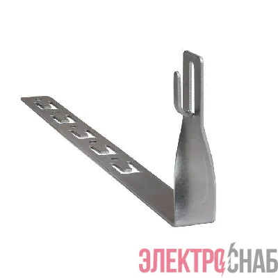 Держатель под черепицу L330мм с крючком скрученный CZ PROxima EKF lp-d2206-cz