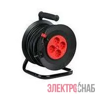 Удлинитель на катушке 4х30м без заземл. 6А IP20 1.3кВт Союз 481S-3103