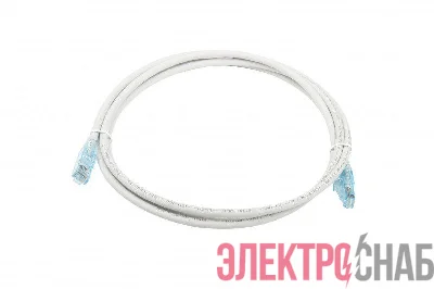 Патч-корд кат.6 U/UTP LSZH PC-LPM-UTP-RJ45-RJ45-C6-2M-LSZH-GY 2м сер. Hyperline 42265