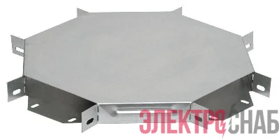 Ответвитель для лотка 80х100мм Х-образ. IEK CLP1X-080-100