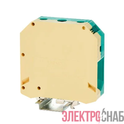 Клемма заземления винтовой зажим 2 точки подключения 95кв.мм DKC KRUSLG-95N