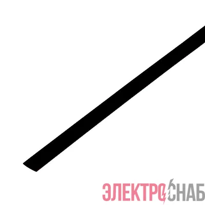 Трубка термоусадочная 4.0/2.0 1м черн. Rexant 20-4006