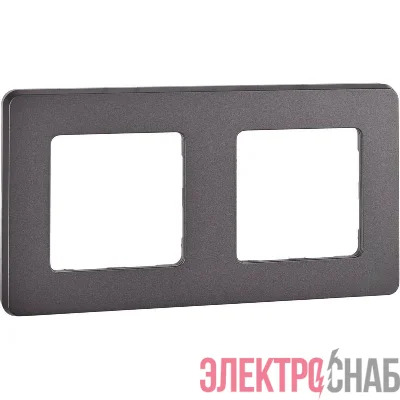 Рамка 2-м СП Inspiria IP20 дым. IEK 673947