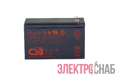 Аккумулятор 12В 7.2А.ч CSB GP1272 F2 (12V28W) CSB