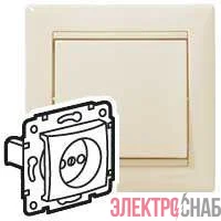 Розетка 1-м СП Valena 16А IP21 2P без заземл. механизм сл. кость (DIY-упак.) IEK 695611