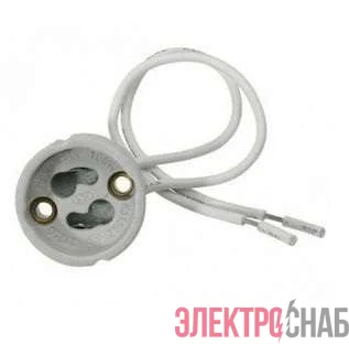 Патрон GU10 провод 2х0.75 15см 2А 250В с этикеткой UNIVersal 5560718