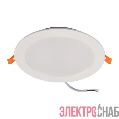 Светильник светодиодный PLED DL7 WH Downlight 18Вт 4000К 170х26мм IP54 ДВО встраив. Pro JazzWay 5046658