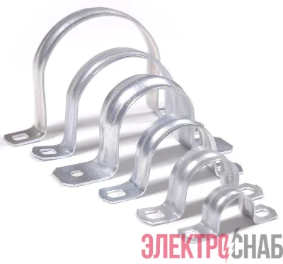 Скоба крепежная двухлапковая СД 14-15 (уп.100шт) ГОФРОМАТИК zeta41612