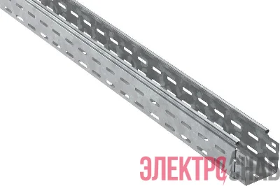 Лоток листовой перфорированный 100х80 L3000 сталь 1мм HDZ IEK CLP10-080-100-100-3-M-HDZ
