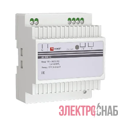 Блок питания 12В DR-45W-12 PROxima EKF dr-45w-12