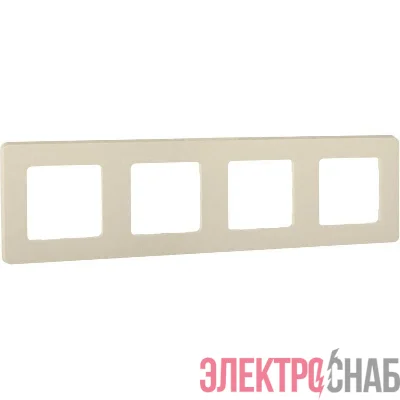 Рамка 4-м Inspiria сл. кость IEK 673961