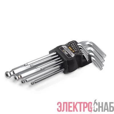 Набор шестигранных ключей с шаром КШ-9 КВТ 78368