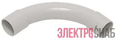 Поворот на 90град. для жестких труб d20 CRSG-20 IEK CTA10D-CRSG20-K41-050